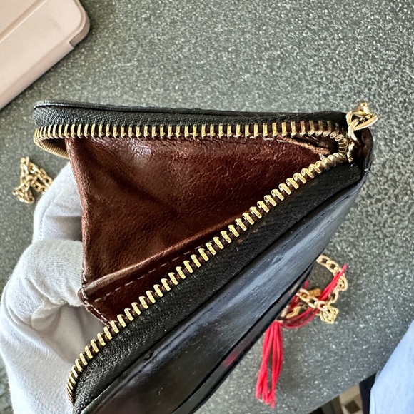 CChloe Leather Zip Around Long Wallet customized Crossbody - Picture 10 of 14